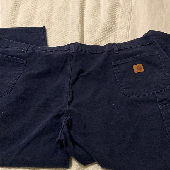 Carhartt Men's Dark Blue Cargo Pants - Picture 1 of 13
